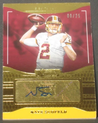 Nate Sudfeld 2016 Donruss Signature Gold Autograph Rookie #250 (8/25) Lions WASH - Image 1 of 2
