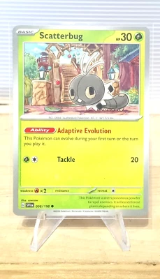 Scatterbug 008/198 Sv01: Scarlet & Violet Base Set Regular - Image 1 of 2