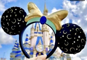 Diadema oreja princesa jazmín orejas Disney Minnie Mouse barra de bolas parques de Aladdin - Imagen 1 de 14