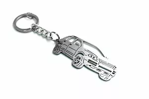 Keychain fit VW Touareg I Car 3D Design Steel Keyring Auto Porte-Clés Metal - Picture 1 of 6