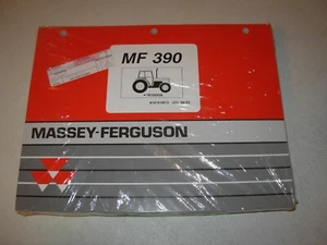 Massey Ferguson MF 390 Tractor Parts Manual , s/n B18008 - up , issued 1993 - Picture 1 of 1