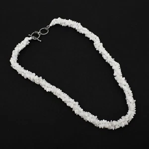 Rainbow Moonstone Gemstone Handmade Unique Necklace Beads Jewelry Gift AA 014 - Imagen 1 de 2