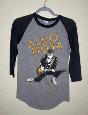 Camiseta de concierto estilo camiseta Aldo Nova 1982 adulto pequeña (hombre) Foto 1 de 4