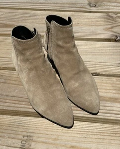 Tod’s Suede Women’s Ankle Zip Boot Italy w/ Tags Bergdorf Goodman LNWOB 6.5 $725 - Picture 1 of 12