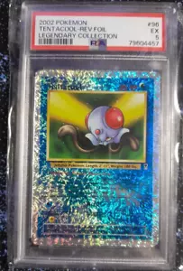 Pokemon PSA 5 Tentacool Legendary Collection Reverse Holo Mint 96/110 - Picture 1 of 2
