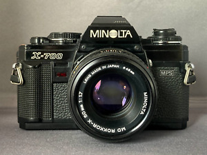 Minolta X-700 35mm Camera Body & Minolta MD Rokkor-X 50mm f1/7 Lens
