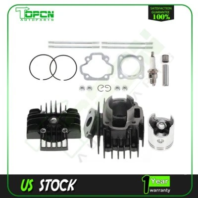 Kit de extremidade superior de cabeça de junta de pistão cilindro furo grande 60cc para Yamaha PW50 1981-2009cc - Imagem 1 de 4