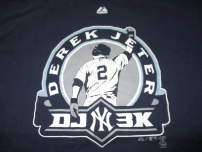 Camiseta Derek Jeter DJ 3K 3.000 Hits NEW YORK YANKEES (XL) Foto 1 de 2