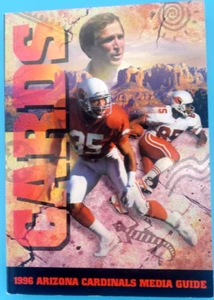 ARIZONA CARDINALS NFL FOOTBALL MEDIA GUIDE - 1996 - NEAR MINT - Picture 1 of 2