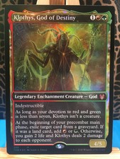 MTG - Foil Showcase Klothys, God of Destiny. Theros. Mythic Legendary Creature.