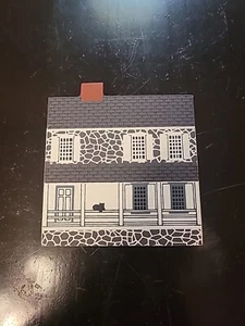 The Cat's Meow Village: Hagerstown Series | Jonathan Hager House | 1988 | Wooden - Bild 1 von 1