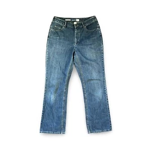 Calvin Klein Boot Cut Jeans Denim Mid Rise Mid Wash Size 10 - Picture 1 of 7