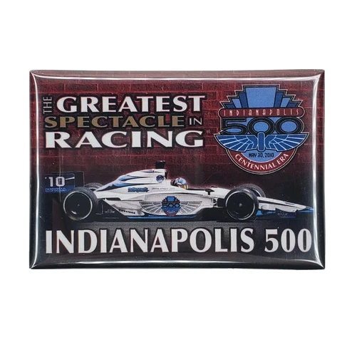 Indycar 500 Indianapolis Speedway Greatest Spectacle Automotive Racing Magnet Cover