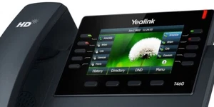 Yealink SIP-T46G IP-Telefon  16-Zeilen-VoIP zwei Gigabit-Ethernet-Ports PoE - Bild 1 von 2