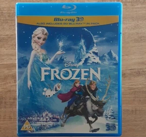 FROZEN (2013) Pre-owned 3D + 2D BLU-RAY Movie no slipcover - Picture 1 of 6