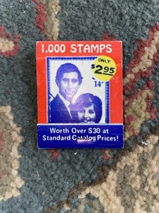Vintage Princess Diana and Prince Charles Match Book Matchbook Matches - Picture 1 of 3