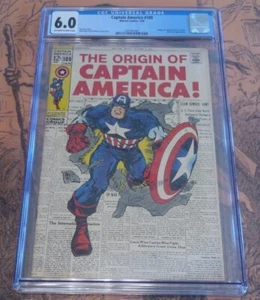 CAPTAIN AMERICA #109 CGC 6.0 B ORGIN STORY NICK FURY ERSCHEINUNG SIEHE VIDEO - Bild 1 von 1