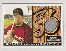 JEFF BAGWELL 2003 Bowman Heritage Diamond Cuts Game Worn Relics DC-JB Astros