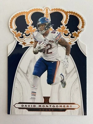 2019 Panini Chronicles Crown Royale David Montgomery RC #CR-22 Bears Lions - Image 1 of 2