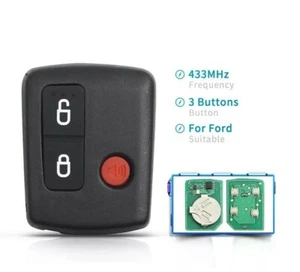 Fits Ford Falcon BA BF Territory SX SY 2002-2007 433MHz Car Remote Key Fob - Picture 1 of 6