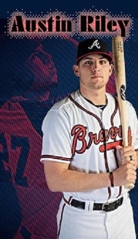 Austin Riley Atlanta Braves Baseball Refrigerator Magnet #12 Cover