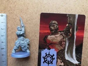 UM'RAK WARRIOR MINIATURE + CARD / BARBARIAN / HATE BOARD GAME CMON G70 - Imagen 1 de 1