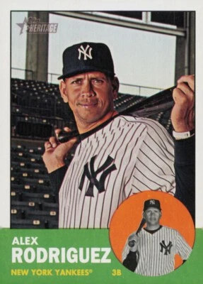 2012 Topps Heritage - Alex Rodriguez #361 - Image 1 of 2