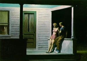 Summer Evening : Edward Hopper : 1947 : Archival Quality Art Print - Picture 1 of 2