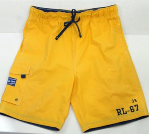 yellow polo swim trunks