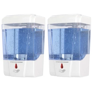 (2-Pack White), Commercial Hand Soap Dispenser Wall Mount - Picture 1 of 8