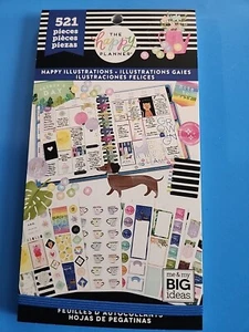 The Happy Planner -HAPPY ILLUSTRATIONS- ~Sticker Book~ MAMBI- NEW! - Picture 1 of 12