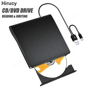 External Optical Drive USB 3.0 Type-C Portable CD DVD RW Burner Optical Drives - Picture 1 of 6