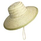 Fashion Flat Top Sun Hat Bamboowoven Straw Visor-Cap Adult Beach-Hat