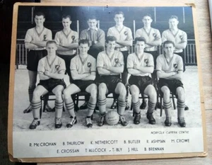 Norwich City Football Club Team Photo circa 1960 - original - mounted on card - Picture 1 of 2