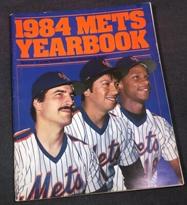 1984 New York Mets Yearbook Statistics Photographs Information Advertising - Picture 1 of 1