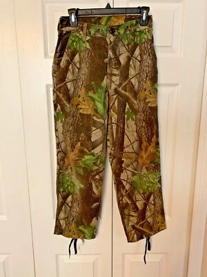 Calça de caça camuflada Spartan Outdoors BOYS Realtree tamanho M 28X26 - Imagem 1 de 4
