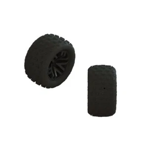 Arrma ARA550112 dBoots 'FORTRESS' jeu de pneus collés (noir) (2 paires) - Photo 1/1
