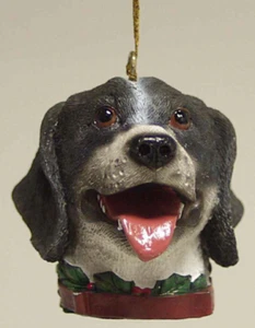 ENGLISCHER ZEIGER HUNDEKOPF KUNSTHARZ ORNAMENT 2" - Bild 1 von 1