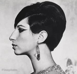 1965/72 BARBRA STREISAND Actress Singer By PHILIPPE HALSMAN Photo Art On 16x20 - Picture 1 of 1