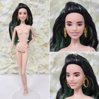 Mattel Barbie Model Muse Customized Hybrid Fashion Doll Green Hair Beautiful