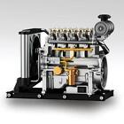 TECHING Mini Diesel Four-cylinder Mechanical Metal Assembled Engine KIT Model