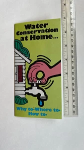 Vintage 1975 New York State DEC Water Conservation Pamphlet Amer Water Works - Picture 1 of 4