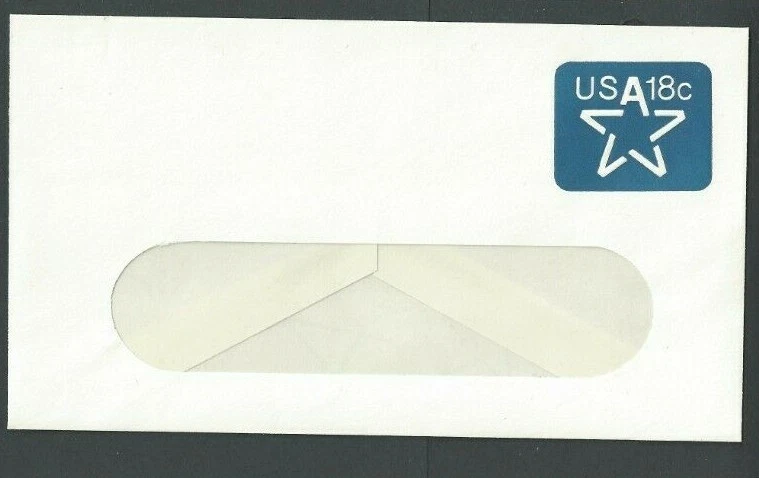 U593W 18c Blue Size 12 Mint Entire - Image 1 of 1