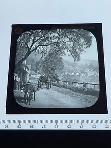 Rinton Village. Magic Lantern Slide Photo England Scenery - Picture 1 of 4