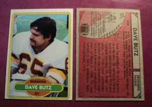 1980 Topps Dave Butz RC Washington Redskins #499 EX AUCT#9040 - Picture 1 of 1