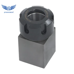 Hoher Rundlauf ER-25 Vierkant Spannzangenfutter Block Aufnahme 0,005 mm Genauigkeit - Bild 1 von 12