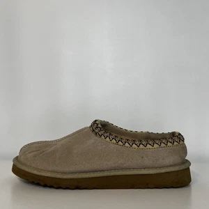 UGG Tasman 5955 ciabatta donna US 9 beige scamosciata pelliccia sintetica slip on zoccolo plateau - Foto 1 di 12