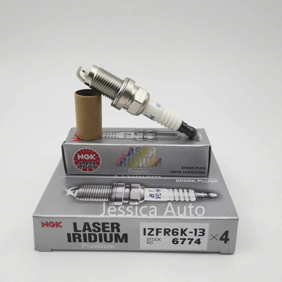 For 2007-2011 Honda Fit NGK IZFR6K13 6774 Laser Iridium Spark Plug Set of 4 1.5L Foto 1 de 1