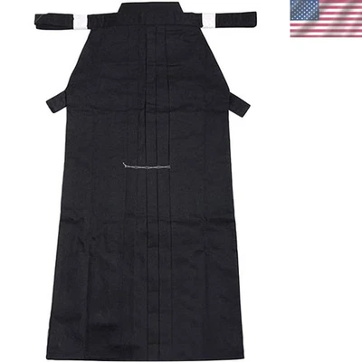 Men's Black Kendo Sportswear Hakama - Lightweight, Perfect for All Practitioners - Image 1 of 3