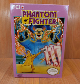 Nr MINTY BOX CIB Phantom Fighter complete in nintendo nes collector lot CLEAN A+